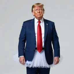 donald trump in a tutu,