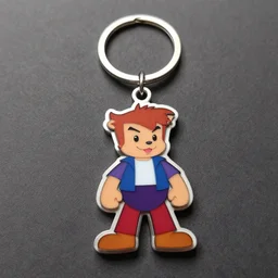 realistic keychain of 'Sykes from 1999 Inspector Gadget film'