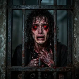 alexandr abdulov, hell, pain, gate, cry, red eyes