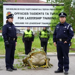 “ the killing of the frog ended the course of the two officer students to that place : unsuitable for leadership training southeastern finland's police have started a preliminary investigation, where the investigation titles are animal protection crime, nature protection crime and service crime. the police did not specify the number of suspects, but say that there were several of them. ”