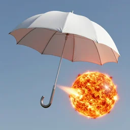giant spaceship shaped like an umbrella that is sucking a solar flare out of the sun to fuel the traveling world that is teeming with life in the style of leonardo davinchi