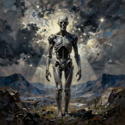 necronom vi painting by h. r. giger