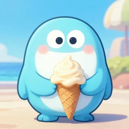 a ice cream monster