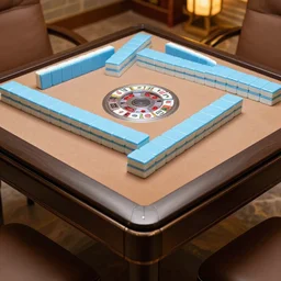 an award winning photo of a mahjong table, very detailed