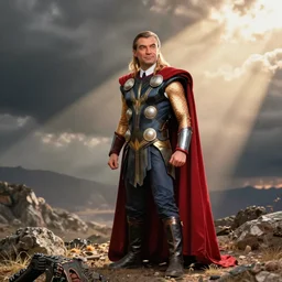 Mr Bean as Thor