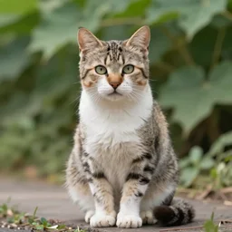 A pretty catboy in his natural habitat. Pictured are his cute ears and long tail. 4K National Geographic photograph