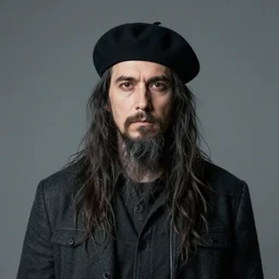 professional portrait of guerilla cthulhu - man in beret