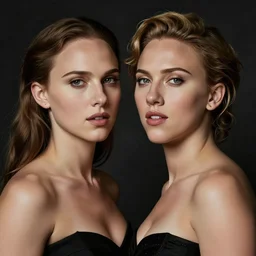 portrait of natalie portman and scarlet johansson, by albrecht durer