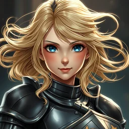baroque oil painting of japanese ln illustration anime key visual full body action shot | young girl wearing latex military crusader armour with flowing blonde hair | smug gapmoe kuudere symmetrical perfect face fine detail wistful gaze | lotr dynamic studio highlights sharp contrast bokeh trending pixiv fanbox | by greg rutkowski makoto shinkai takashi takeuchi studio ghibli