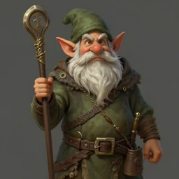 a detailed matte painting of a gnome druid, by justin gerard and greg rutkowski, digital art, realistic painting, fantasy, character design, trending on artstation