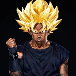 super saiyan kanye west