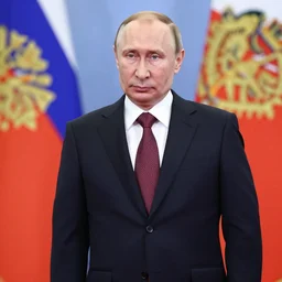 vladimir putin, in a monkey suit, real life, press event, photograph, realistic, 8 k