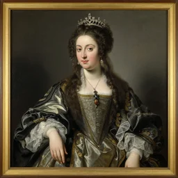 a painting in the style of maria charlotta leszczynska.
