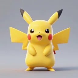 pikachu 3d render