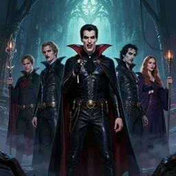 A gang of vampires