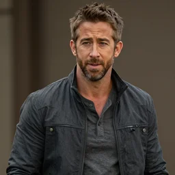 Ryan Reynolds in Sons of anarchy very detail4K quality super realistic