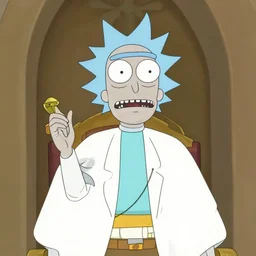 rick and morty as the pope