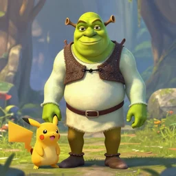 Shrek as a pokemon