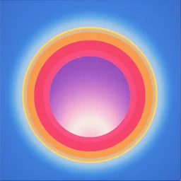 🌈 by shusei nagaoka, david rudnick, airbrush on canvas, pastell colours, cell shaded
