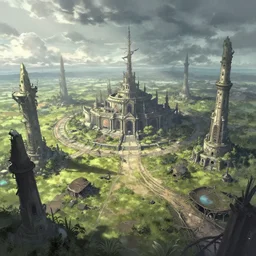 abandoned exobiome soul fracture pixiv scenery art fantasy world