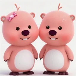 cute peachy and watermely being friends, pixar, cgi, 4 k, vivid, symmetrical, hyperdetailed