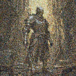 cyberpunk knights in an alley of derelict tech, atmospheric lighting, painted, intricate, golden hour, ultra detailed by philippe druillet