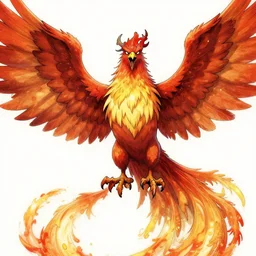 Marco the Phoenix, epic one piece manga drawing, trending on artstation cgsociety.