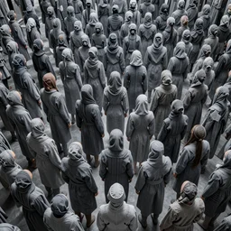 love, diverse grey cybersuits, from behind, grey rituals, wide wide angle, vivid, elaborate, highly detailed, beautiful lighting
