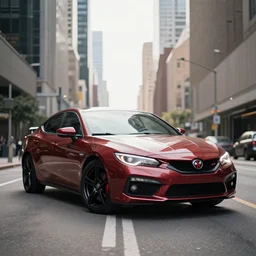 Spider-Man as a car, wide shot, unsplash 4k, midday, professional photography