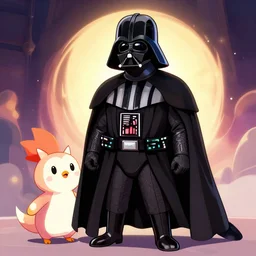 darth vader as raslei from deltarune