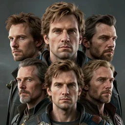 realistic aesthetic highly detailed photography of peter the first with hyperrealistic highly detailed faces. with many details by mike winkelmann and vincent di fate in sci - fi style. volumetric natural light hyperrealism photo on dsmc 3 system