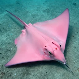 stingray fish pink