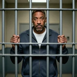 Steve Harvey finally put in jail for his crimes inside Jail behind bars Steve Harvey behind bars jail bars metal containment bars behind bars