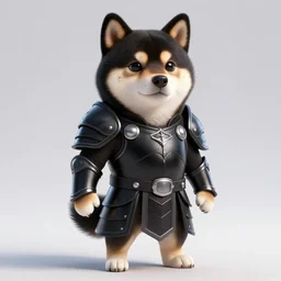 demigod black armor, anthropomorphic shiba inu, shiba inu face, demigod, stuning 3 d render, masterpiece, glowing aura, by donato giancola and greg rutkowski and wayne barlow and zdzisław beksinski, realistic face