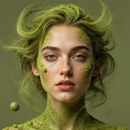 olivia wilde's face on an olive :, dynamic, particulate, intricate, elegant, highly detailed, centered, artstation, smooth, sharp focus, octane render