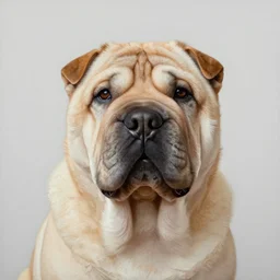 an award winning anamorphosis portrait painting of a shar - pei dog, inspired by lise deharme, albrecht durer, abstract, a level art, intricate, pop surrealism, digital poster, ornately detailed, photorealism, trending in artstation