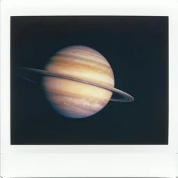 polaroid image taken on another planet