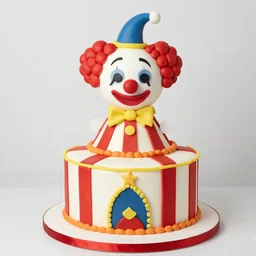 circus clown cake