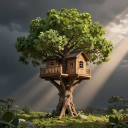 cute treehouse
