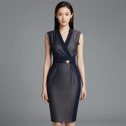a woman with very elegant clothes