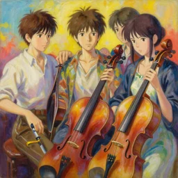 highly detailed subjective painting outlining the most unmistakably eternally beautiful organic classical music in existence by greg rutkowski, by james paick, by mokoto shinkai, by hernando gaswater, 4 k resolution, octane render, vibrant uplifting color scheme