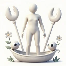 body, tools, scull, creatures, flowers, big eyes, sharp focus, smooth, digital illustration, by mcbess, dore, symmetry, by alexander mcqueen, trending on artstation