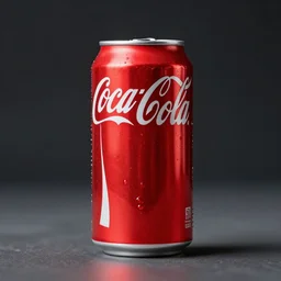 coca cola can ad, photorealistic, studio lighting