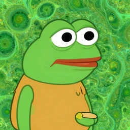 🐸 super rare pepe kek with feels good pepe frog meme 🐸 kek memetic algae fractal kek chaos super rare pepe meme frog kek 🐸