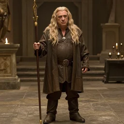 movie still of danny devito starring as gimli in the 2 0 2 6 lord of the rings movie, full body