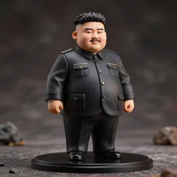 a detailed nendoroid of kim jong un, detailed product photo