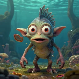 gollum - faced fish