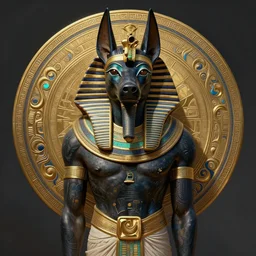 digital _ painting _ of _ anubis egyptian god _ by _ filipe _ pagliuso _ and _ justin _ gerard _ symmetric _ fantasy _ highly _ detailed _ realistic _ intricate _ port