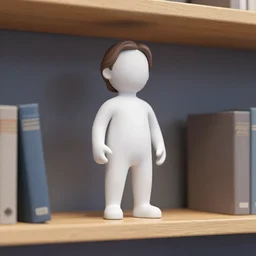 adolf as a 3 d figure on a shelf