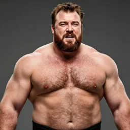 chris evans as a burly padded strongman, dad energy, masculine, hairy torso, 4 k hd